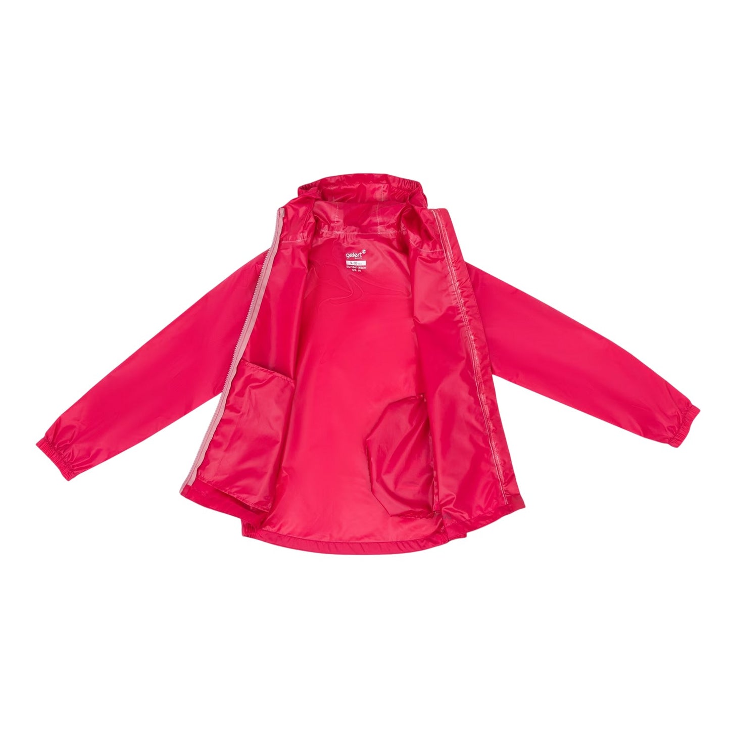 Bright Rose - Side - Gelert Childrens-Kids Packaway Raincoat