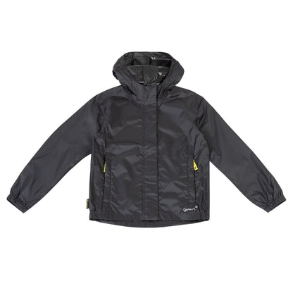 Black - Front - Gelert Childrens-Kids Packaway Raincoat
