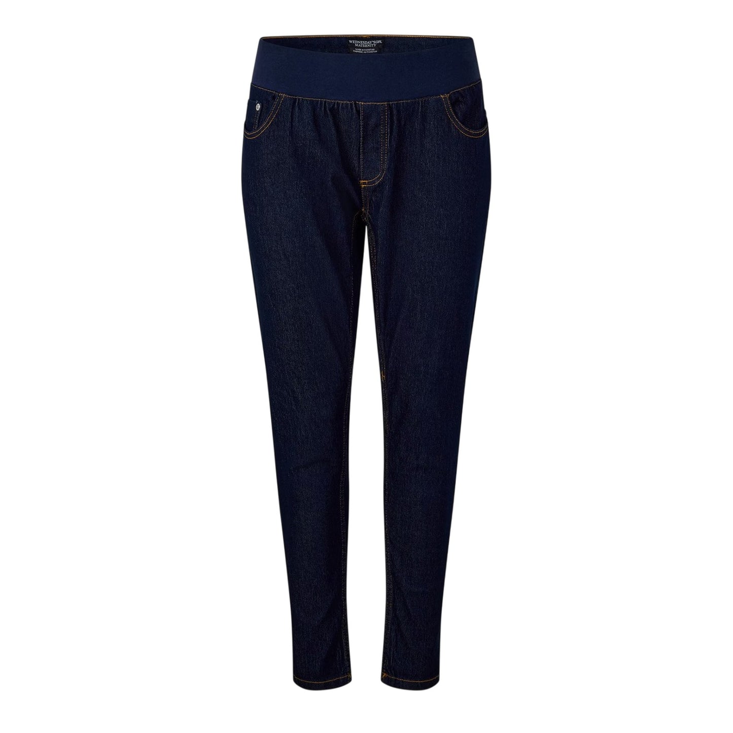 Blue - Front - Wednesday Womens-Ladies High Waist Skinny Jeans