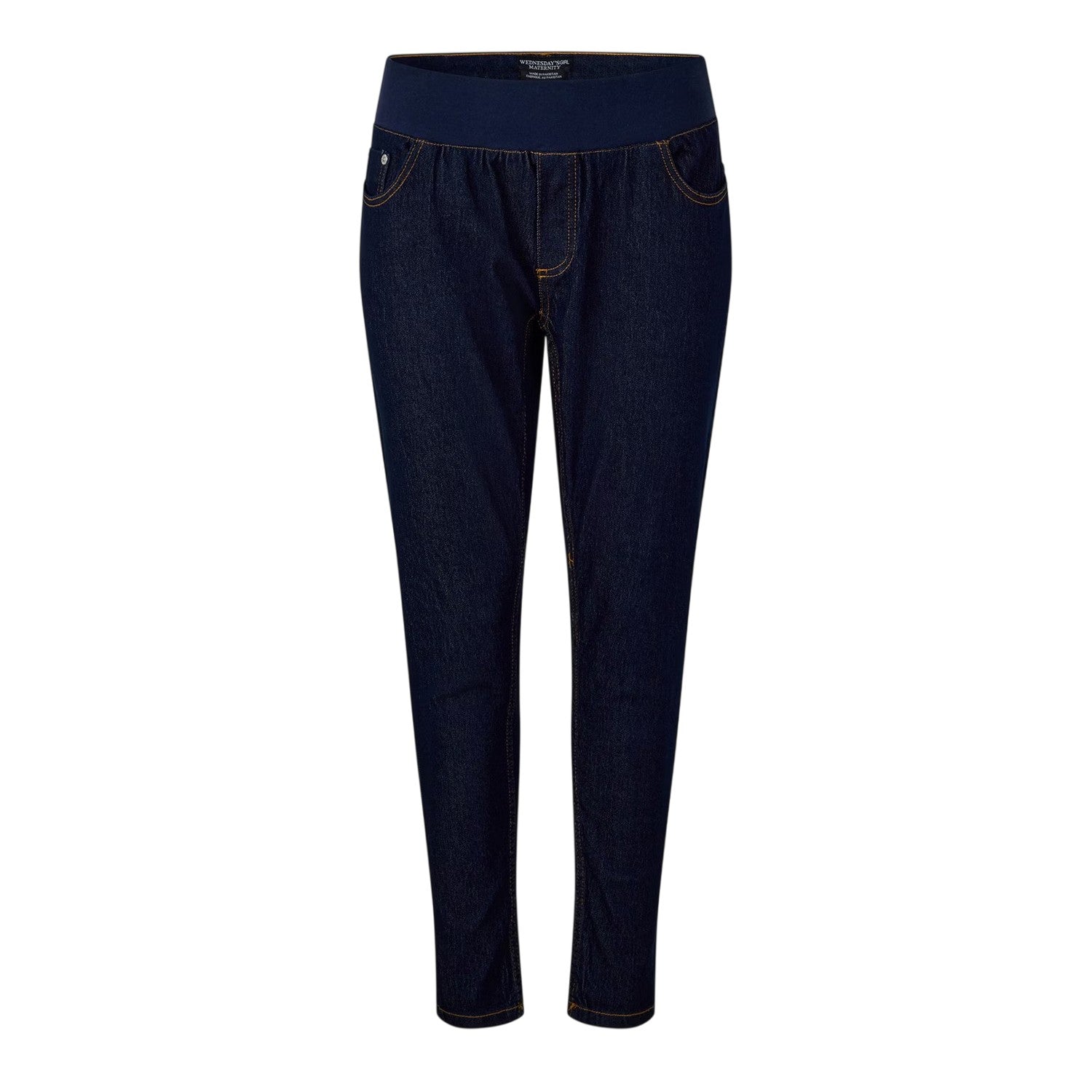 Blue - Front - Wednesday Womens-Ladies High Waist Skinny Jeans