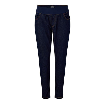 Blue - Front - Wednesday Womens-Ladies High Waist Skinny Jeans