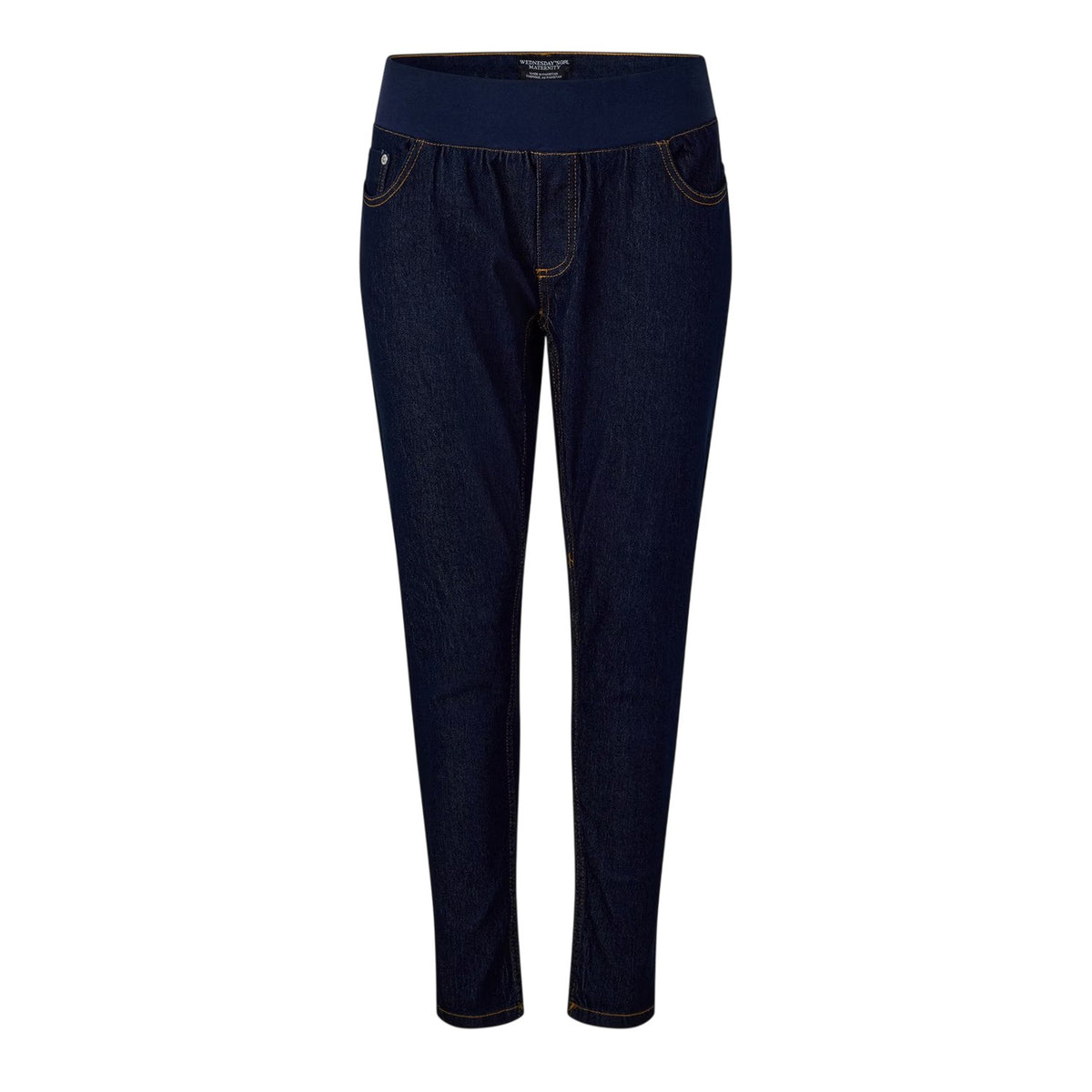 Blue - Front - Wednesday Womens-Ladies High Waist Skinny Jeans