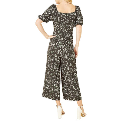 Black - Back - Mela London Womens-Ladies Daisy Sweetheart Jumpsuit