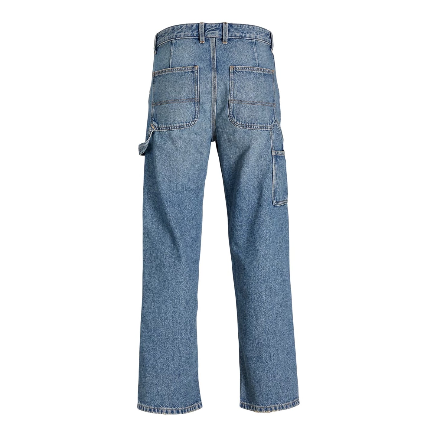 Blue Denim - Back - Jack And Jones Mens Eddie Carpenter Relaxed Fit Jeans