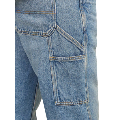 Blue Denim - Side - Jack And Jones Mens Eddie Carpenter Relaxed Fit Jeans
