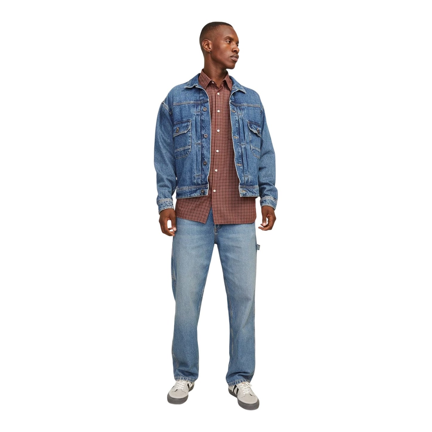 Blue Denim - Lifestyle - Jack And Jones Mens Eddie Carpenter Relaxed Fit Jeans