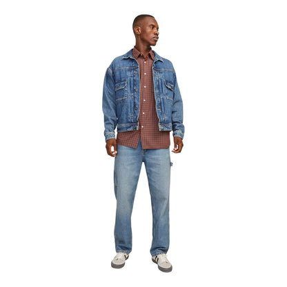 Blue Denim - Lifestyle - Jack And Jones Mens Eddie Carpenter Relaxed Fit Jeans