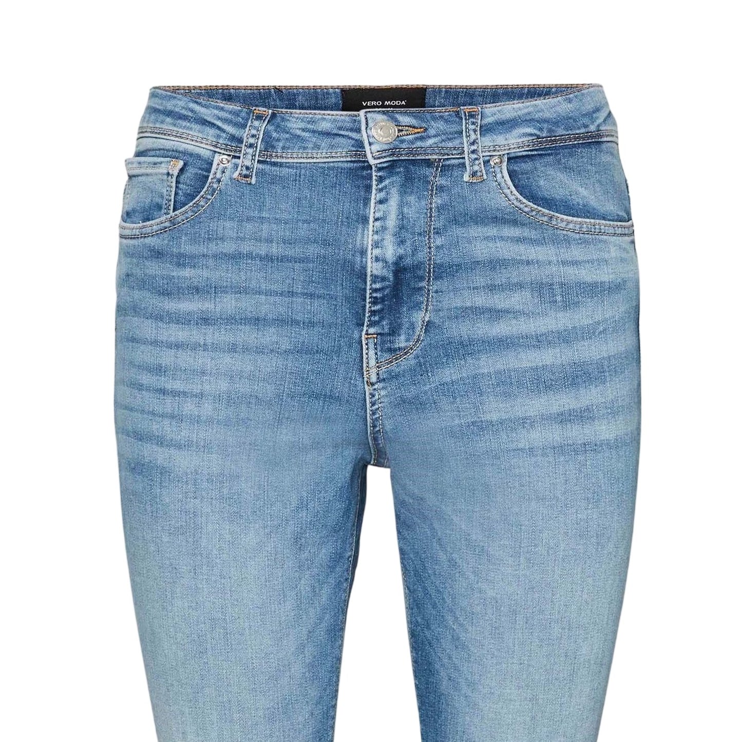 Light Blue - Back - Vero Moda Womens-Ladies Skinny Jeans