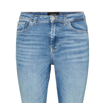 Light Blue - Back - Vero Moda Womens-Ladies Skinny Jeans