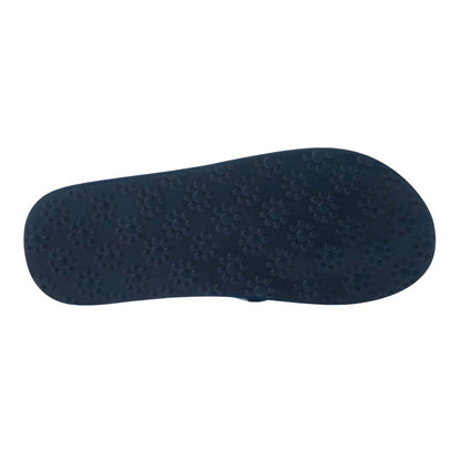 Navy - Back - Rocket Dog Womens-Ladies Adios Stark Contrast Striped Flip Flops