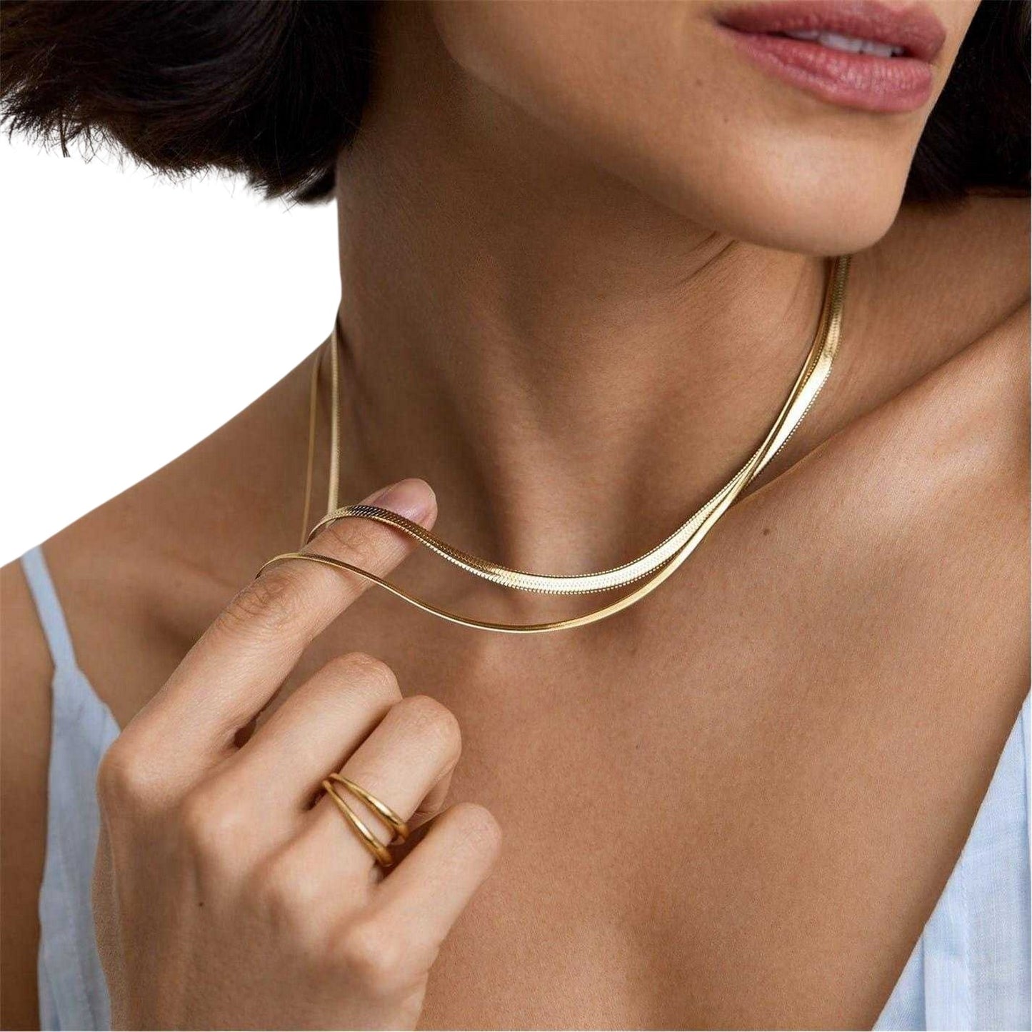 Gold - Back - D.Louise Chain Necklace