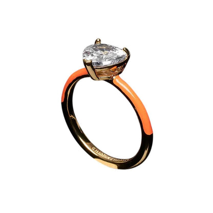 Yellow Gold - Side - Chiara Ferragni Womens-Ladies Love Parade Ring