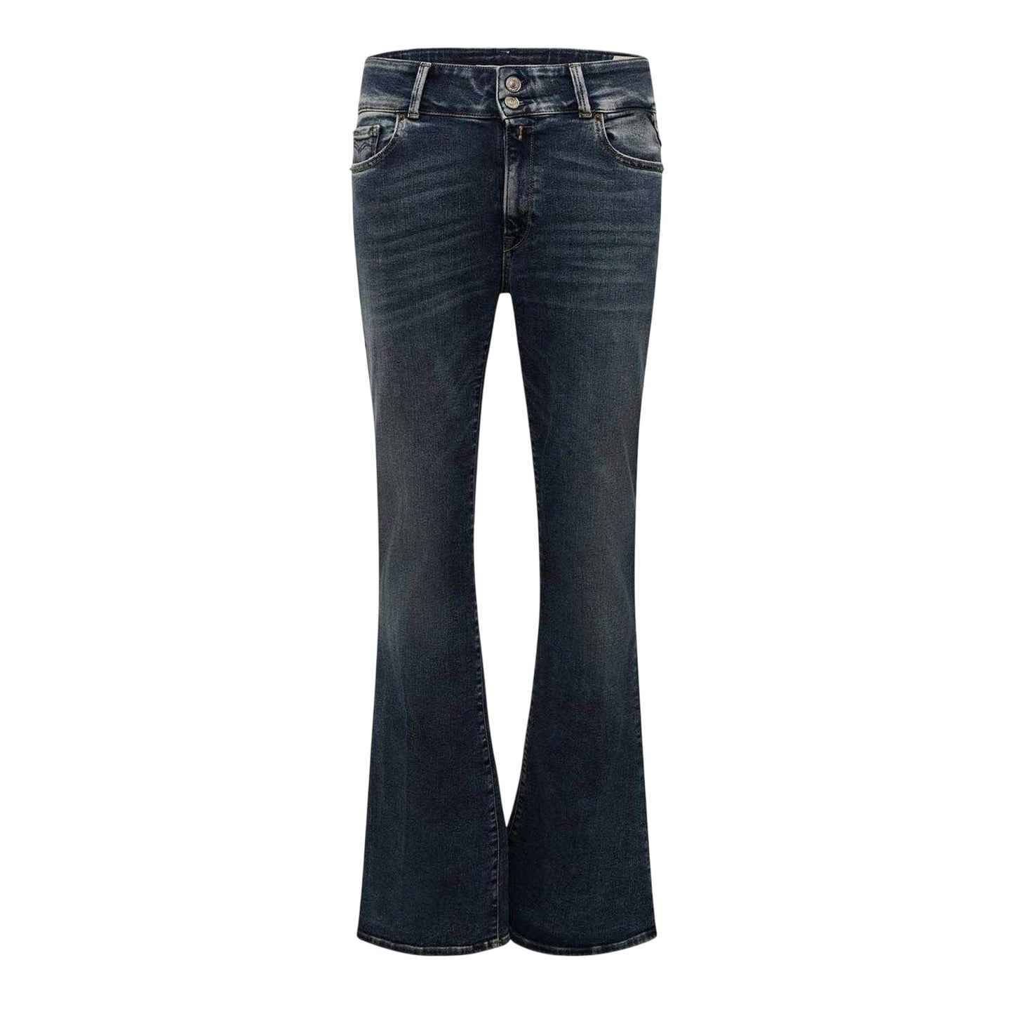 Blue - Front - Replay Womens-Ladies New Luz Bootcut Jeans