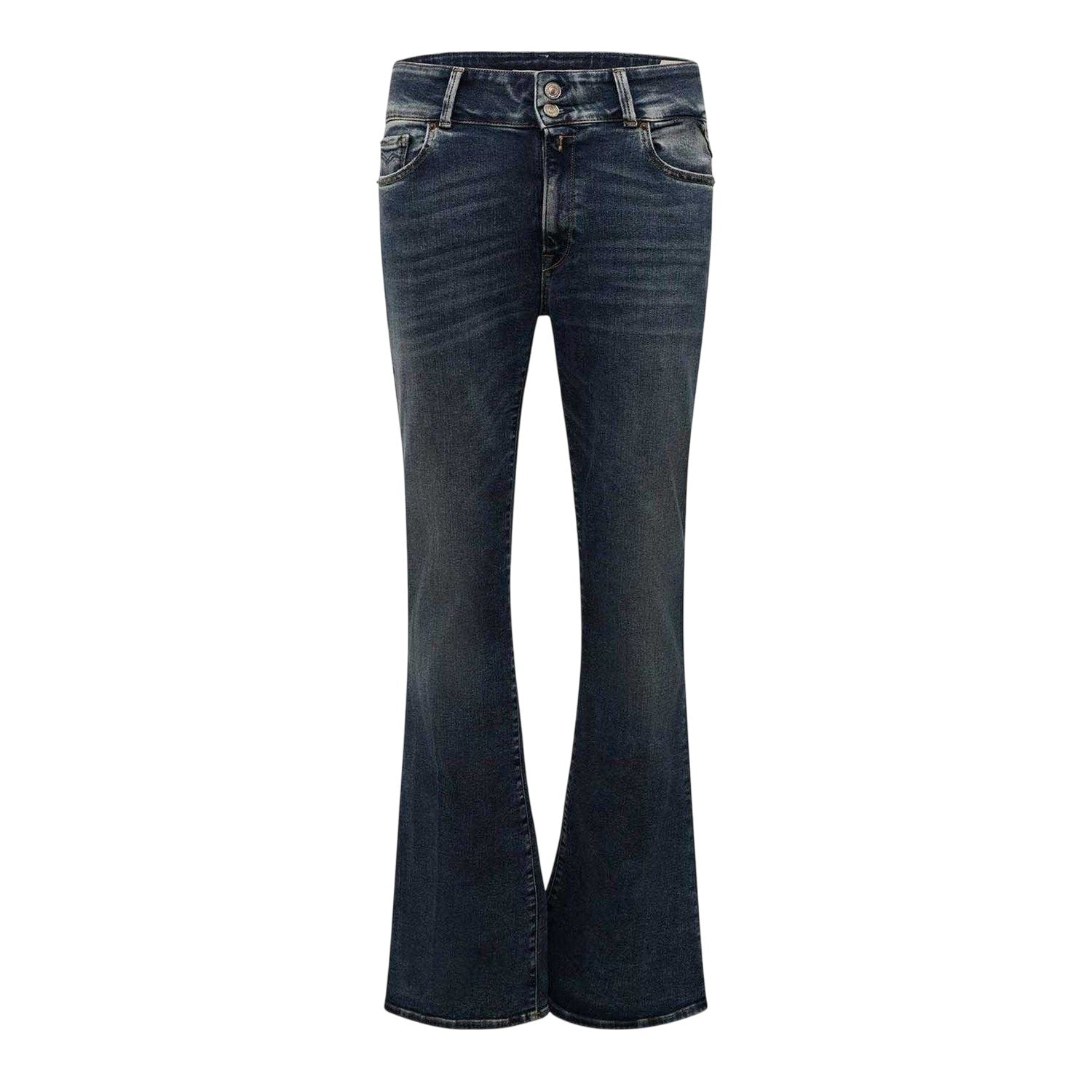 Blue - Front - Replay Womens-Ladies New Luz Bootcut Jeans
