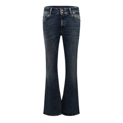 Blue - Front - Replay Womens-Ladies New Luz Bootcut Jeans