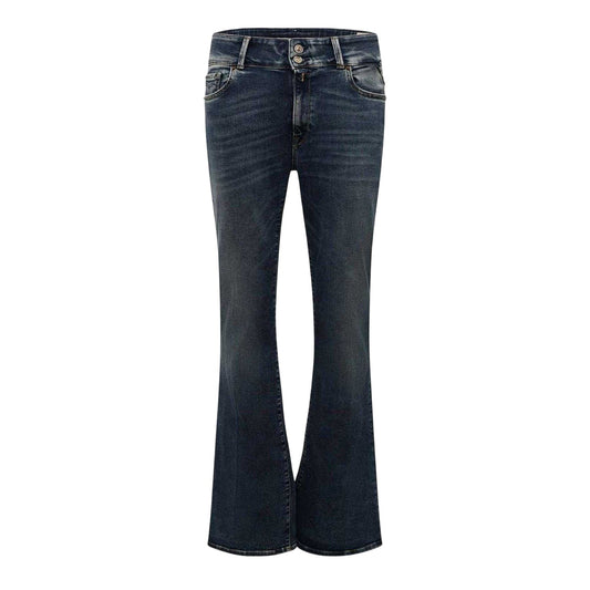Blue - Front - Replay Womens-Ladies New Luz Bootcut Jeans