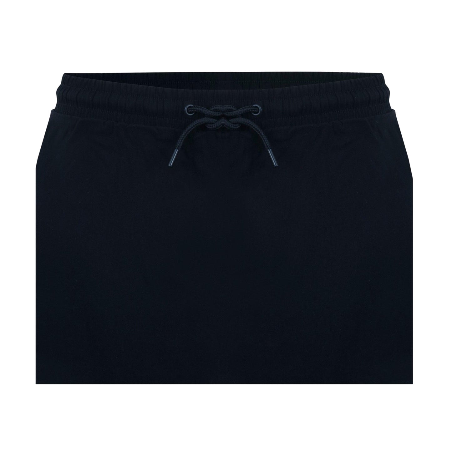 Black - Side - Miso Womens-Ladies Mini Cargo Pocket Regular Skort