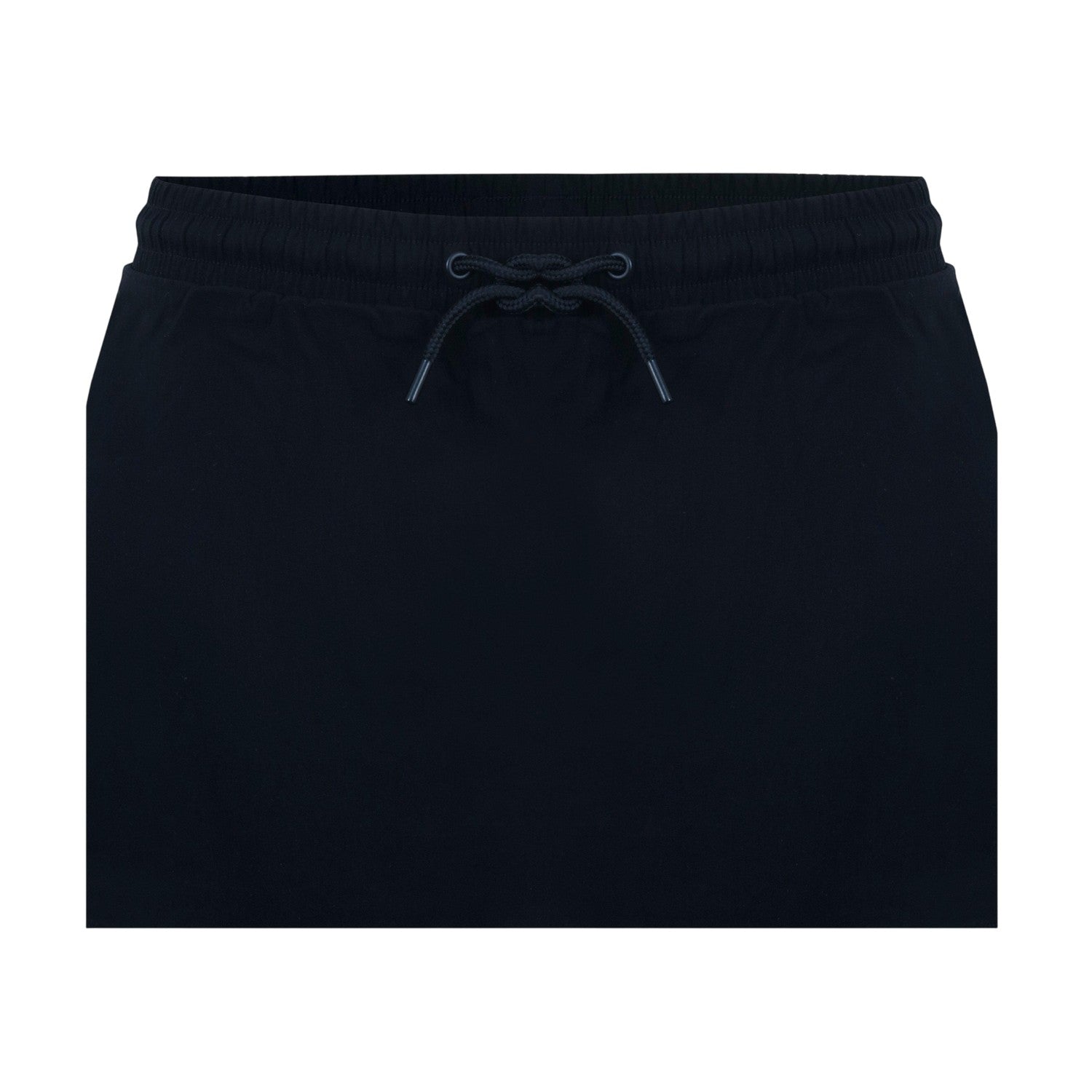 Black - Side - Miso Womens-Ladies Mini Cargo Pocket Regular Skort