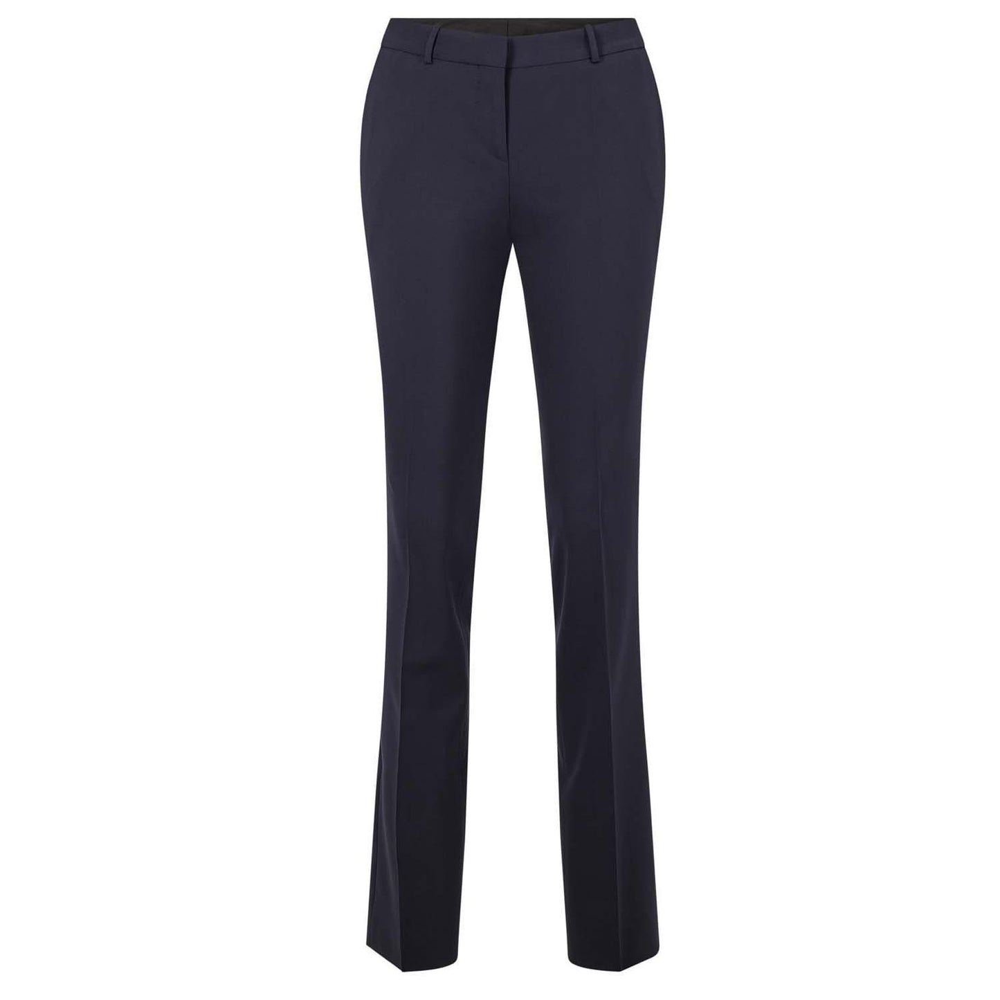 Blue - Front - Boss Womens-Ladies Tamea Trousers