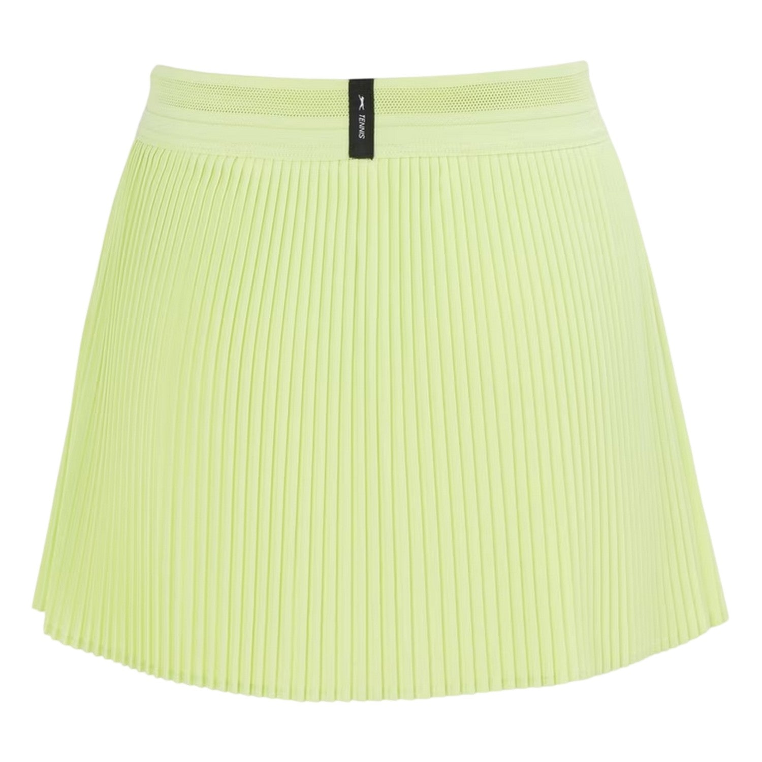 Shadow Lime - Back - Slazenger Womens-Ladies Moisture Wicking Tennis Skort