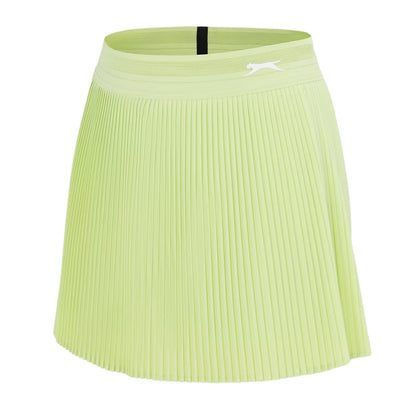 Shadow Lime - Side - Slazenger Womens-Ladies Moisture Wicking Tennis Skort