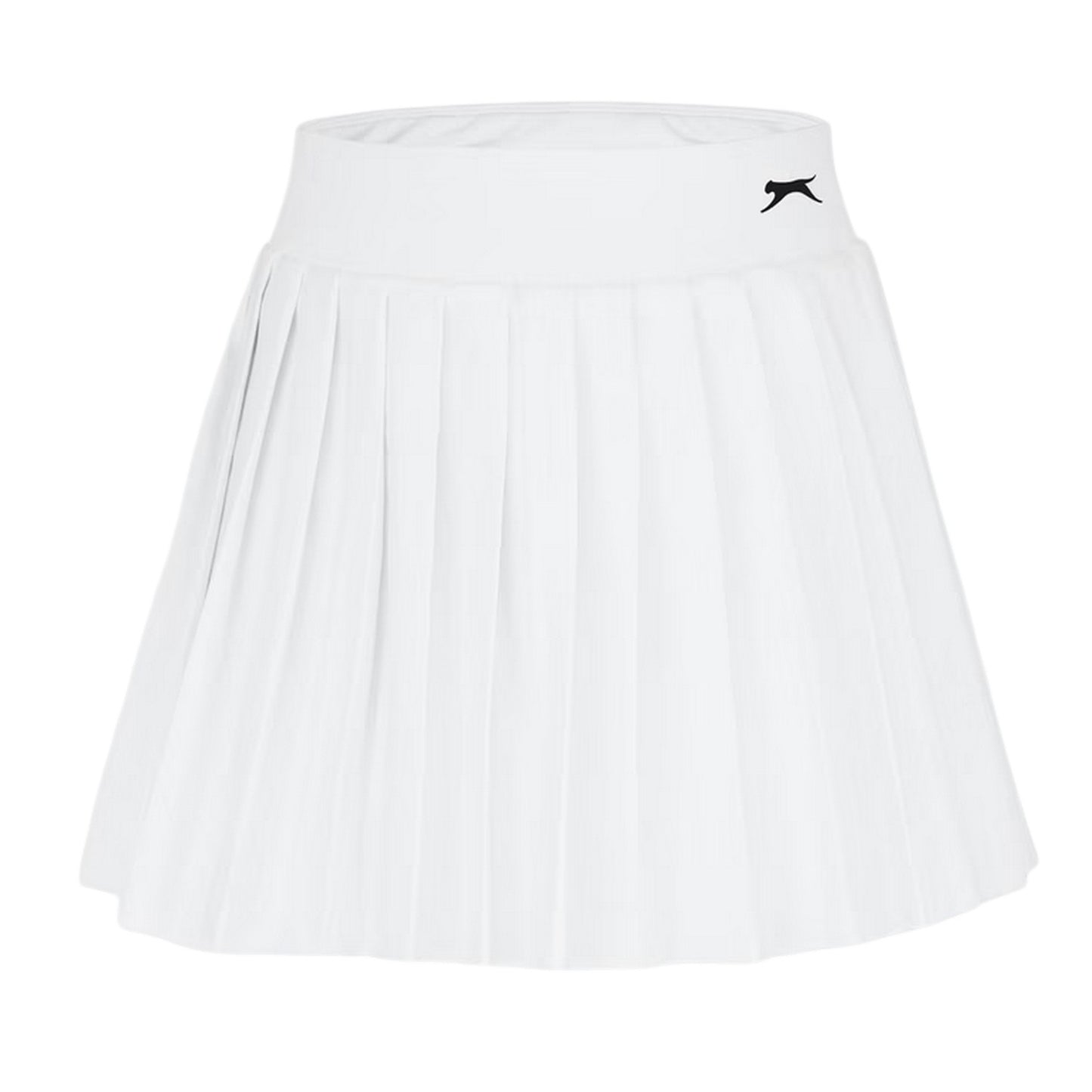 White - Front - Slazenger Womens-Ladies Moisture Wicking Tennis Skort