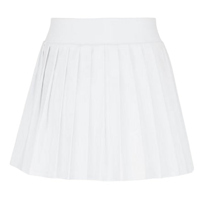 White - Back - Slazenger Womens-Ladies Moisture Wicking Tennis Skort