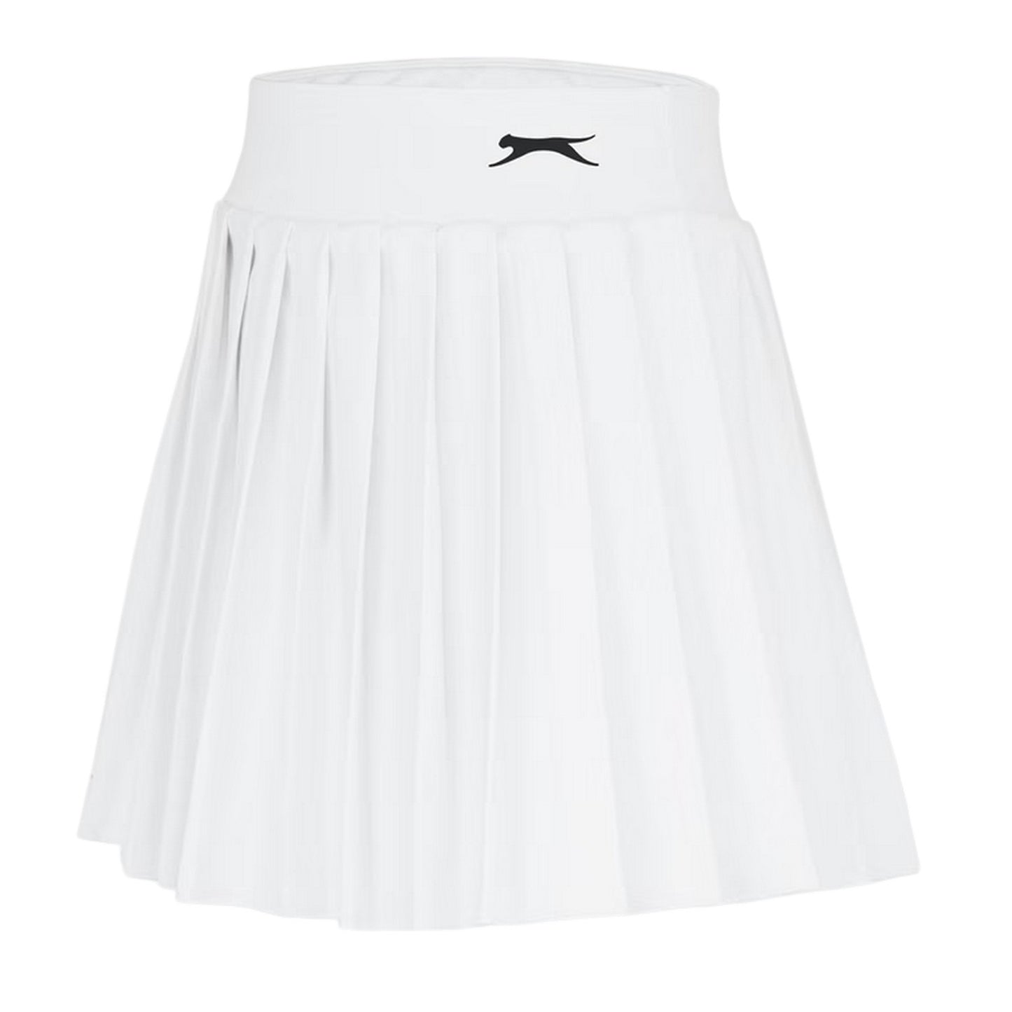 White - Side - Slazenger Womens-Ladies Moisture Wicking Tennis Skort