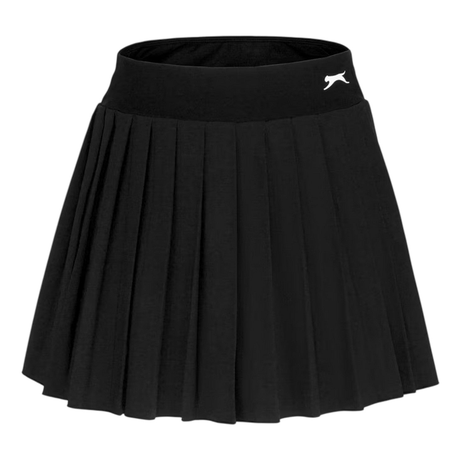 Black - Front - Slazenger Womens-Ladies Moisture Wicking Tennis Skort