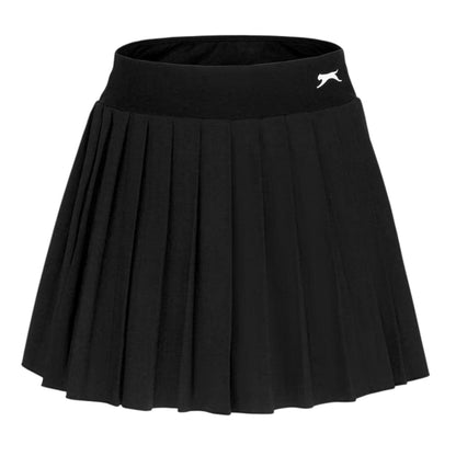 Black - Front - Slazenger Womens-Ladies Moisture Wicking Tennis Skort