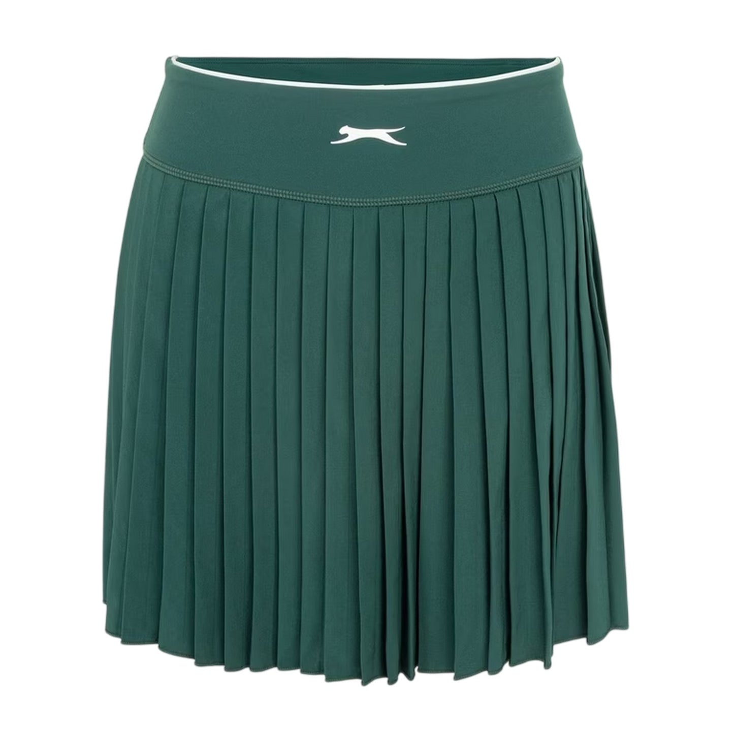 Forest Green - Front - Slazenger Womens-Ladies Moisture Wicking Tennis Skort