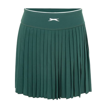 Forest Green - Front - Slazenger Womens-Ladies Moisture Wicking Tennis Skort