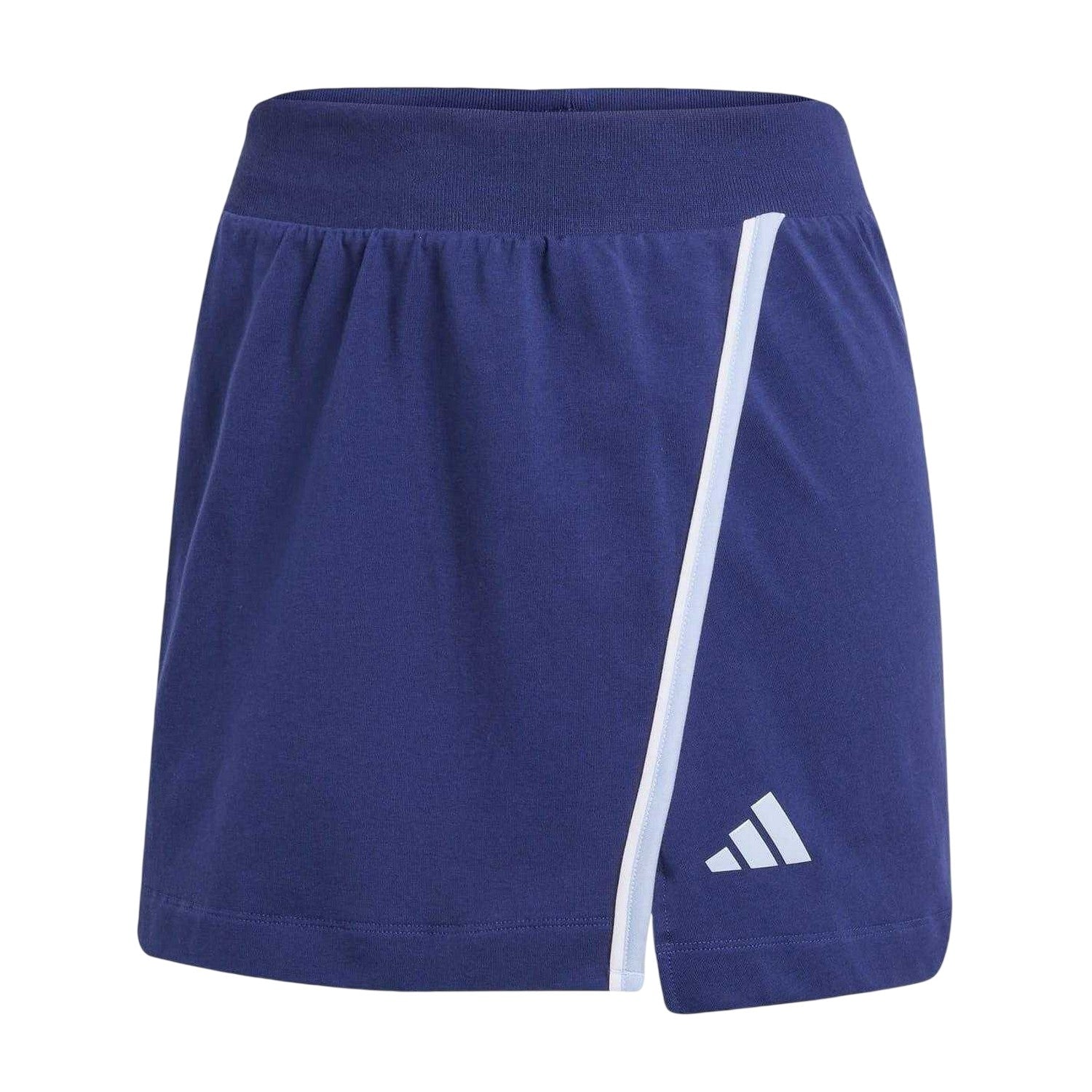Dark Blue - Front - Adidas Womens-Ladies Cotton Colour Pop Skort