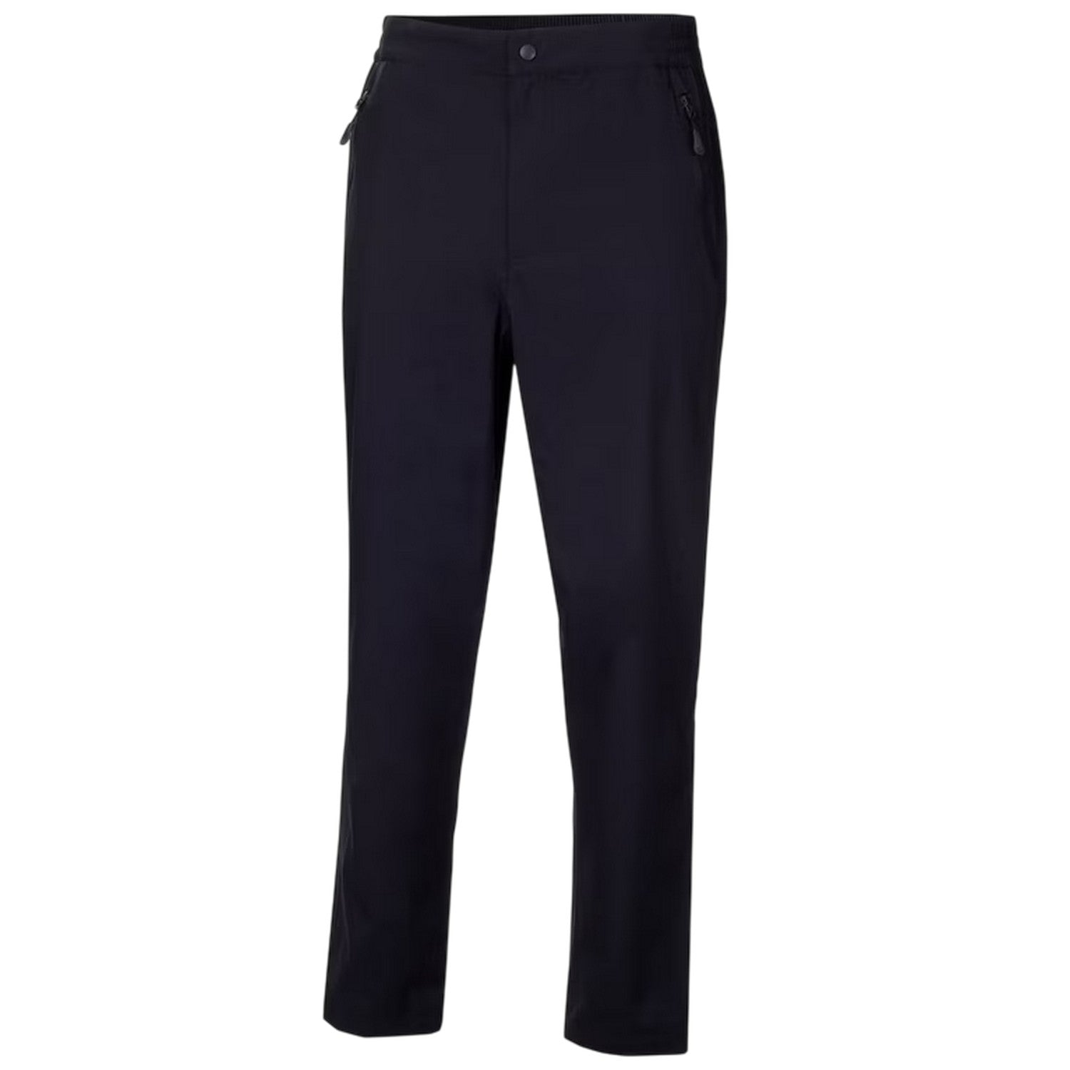Navy - Front - Calvin Klein Mens Waterproof Regular Trousers