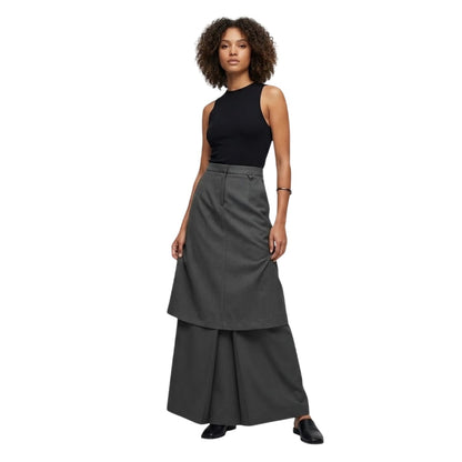 Grey - Side - Diesel Womens-Ladies P Earl Straight Leg Trousers