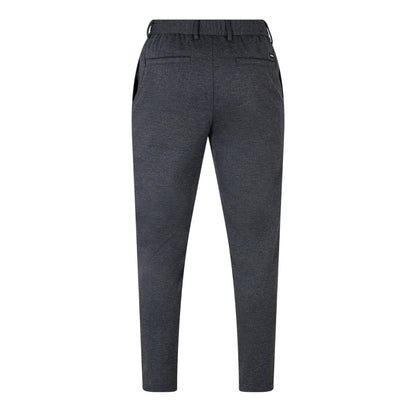 Dark Blue - Back - Boss Mens Textured Knit Trousers