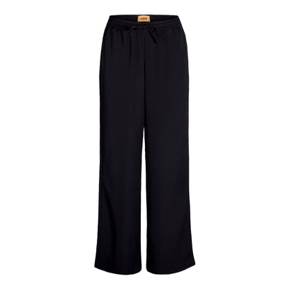 Black - Front - JJXX Womens-Ladies Lia Relaxed Fit Trousers