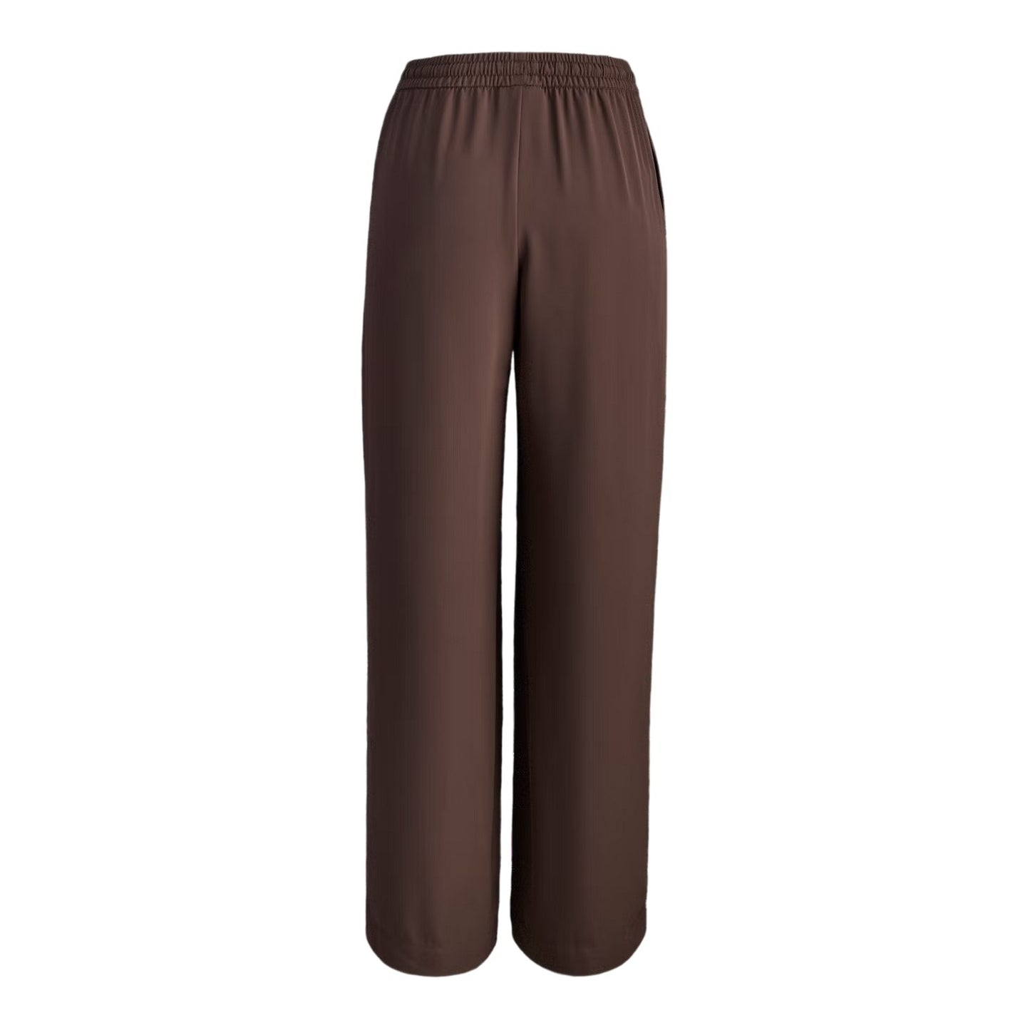 Brown - Back - JJXX Womens-Ladies Lia Relaxed Fit Trousers