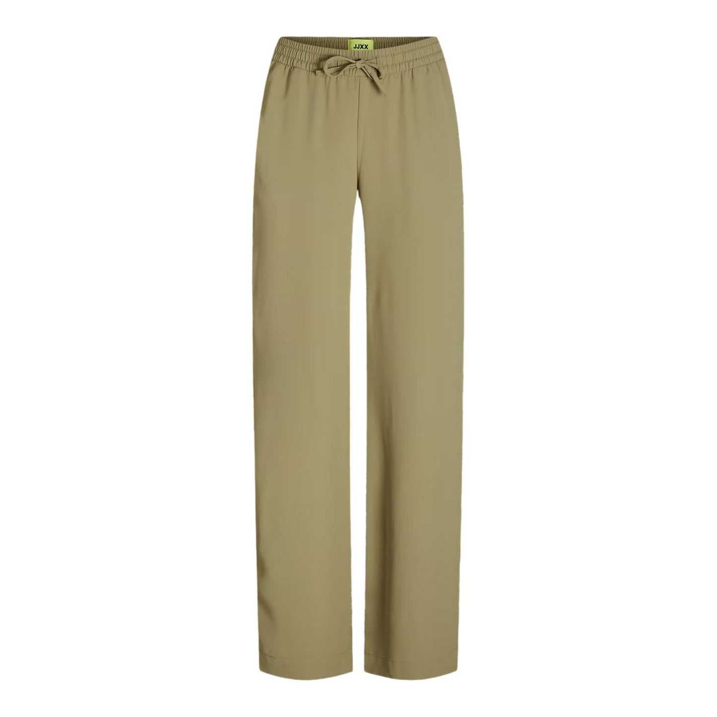 Aloe Green - Front - JJXX Womens-Ladies Lia Relaxed Fit Trousers