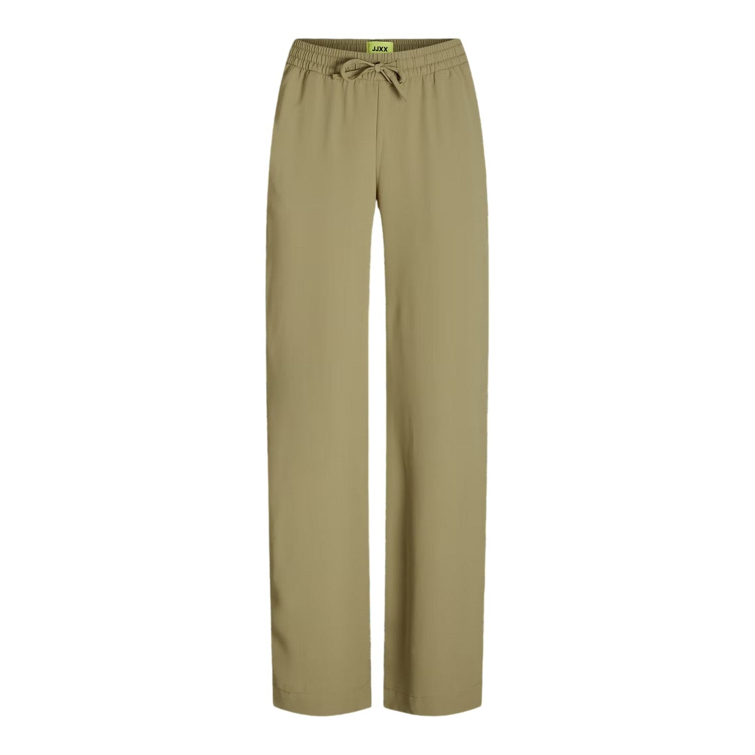 Aloe Green - Front - JJXX Womens-Ladies Lia Relaxed Fit Trousers