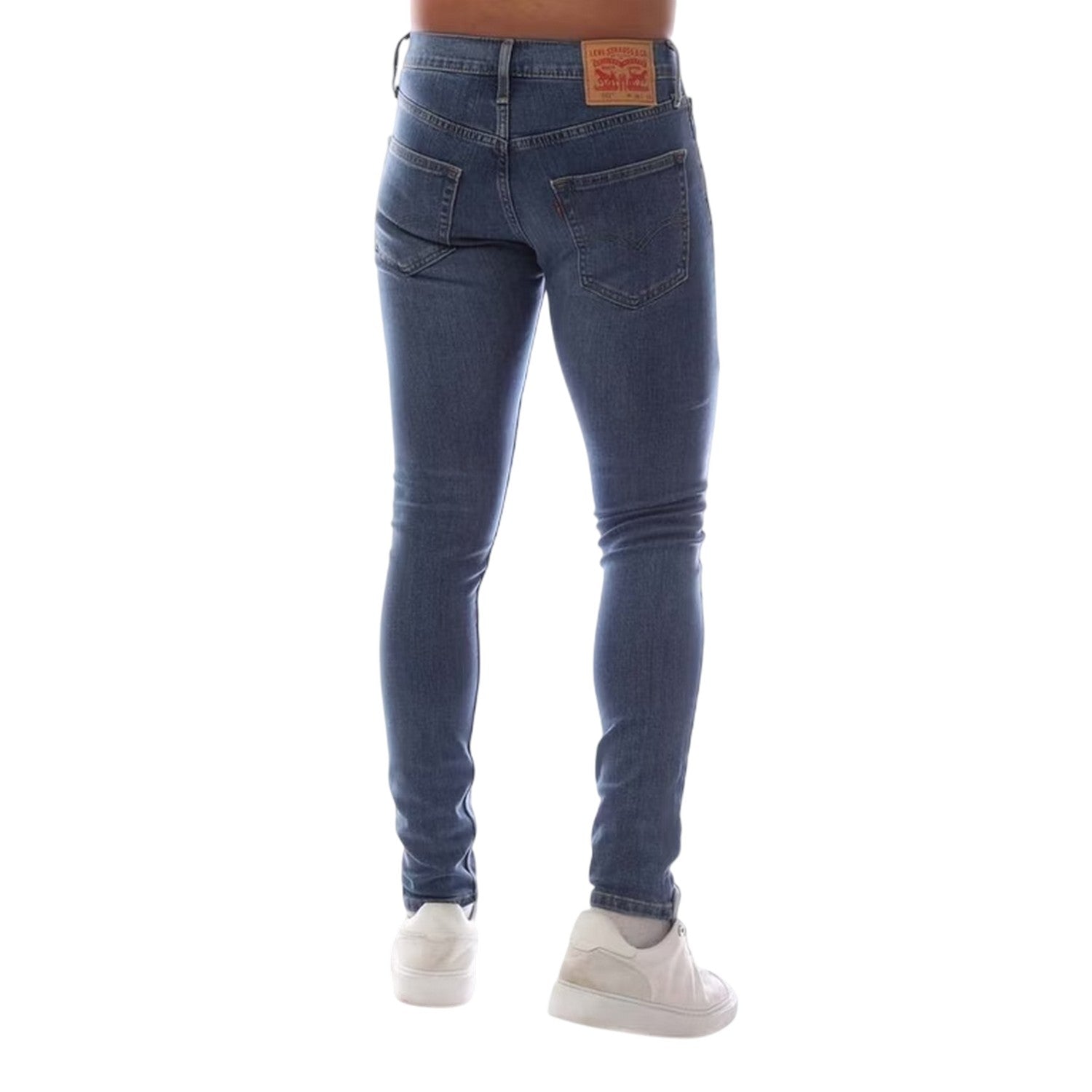 Blue - Back - Levis Mens 512 5 Pockets Slim Jeans