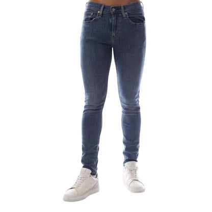 Blue - Front - Levis Mens 512 5 Pockets Slim Jeans