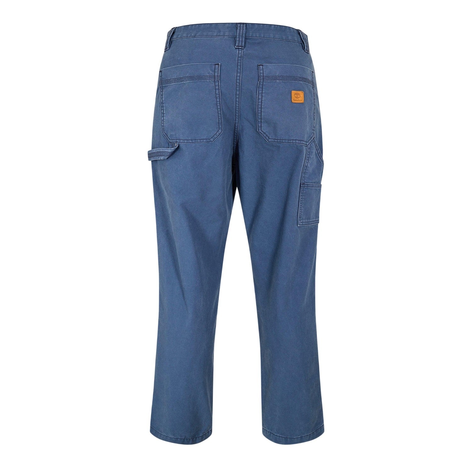 Dark Denim - Back - Timberland Mens Rindge Washed Straight Leg Trousers