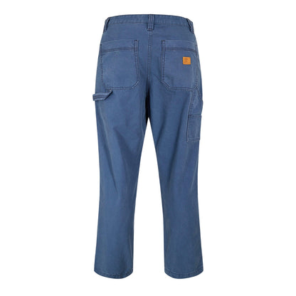Dark Denim - Back - Timberland Mens Rindge Washed Straight Leg Trousers