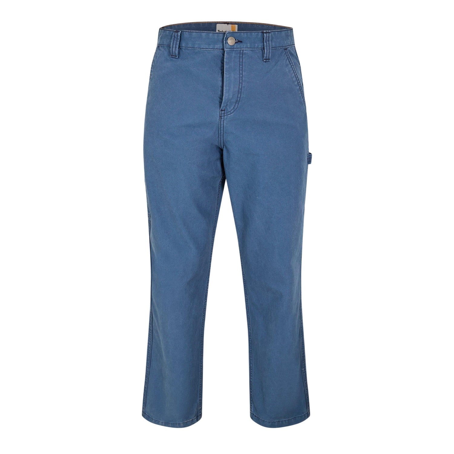 Dark Denim - Front - Timberland Mens Rindge Washed Straight Leg Trousers