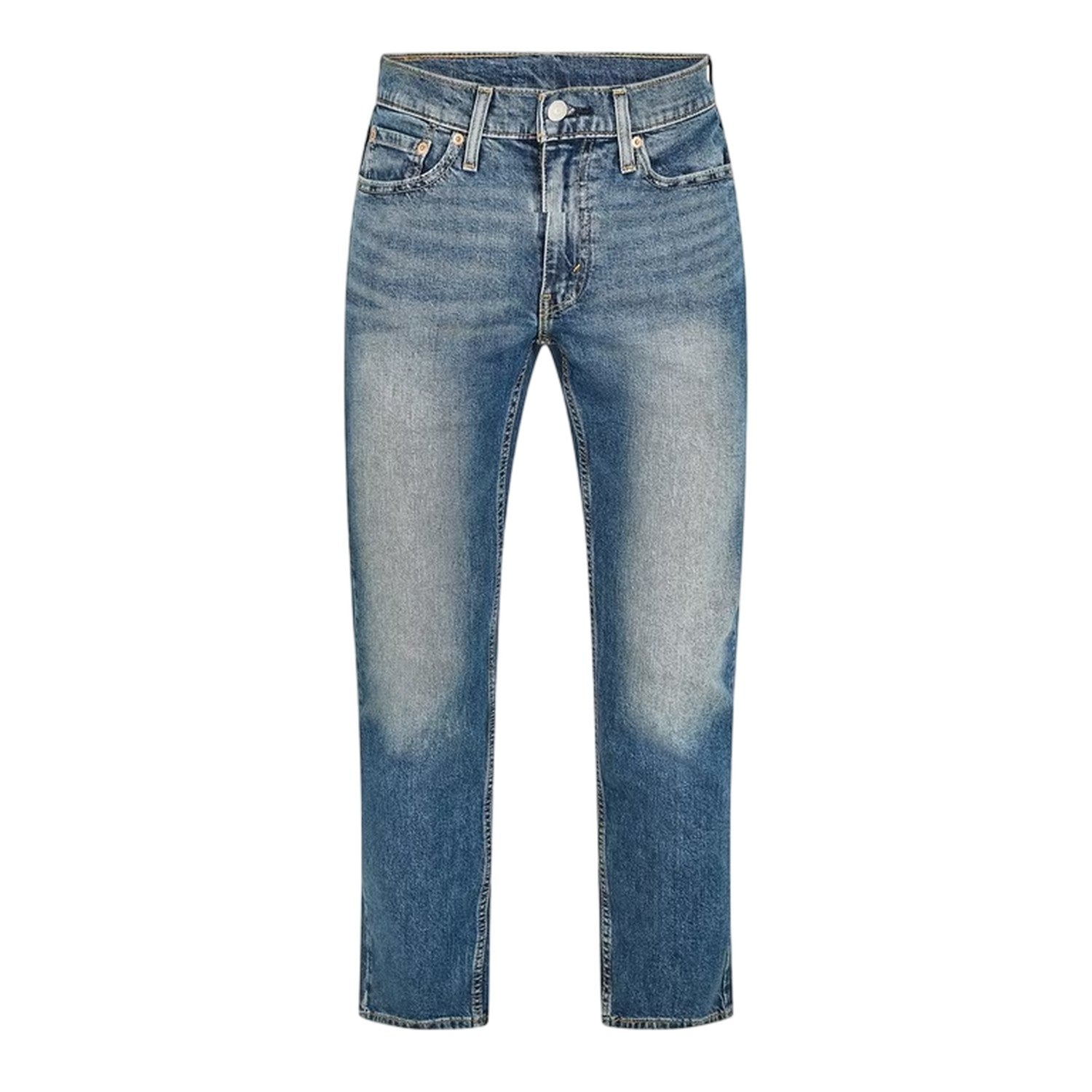 Broken Ways - Front - Levis Mens 514 Denim 5 Pockets Straight Leg Jeans