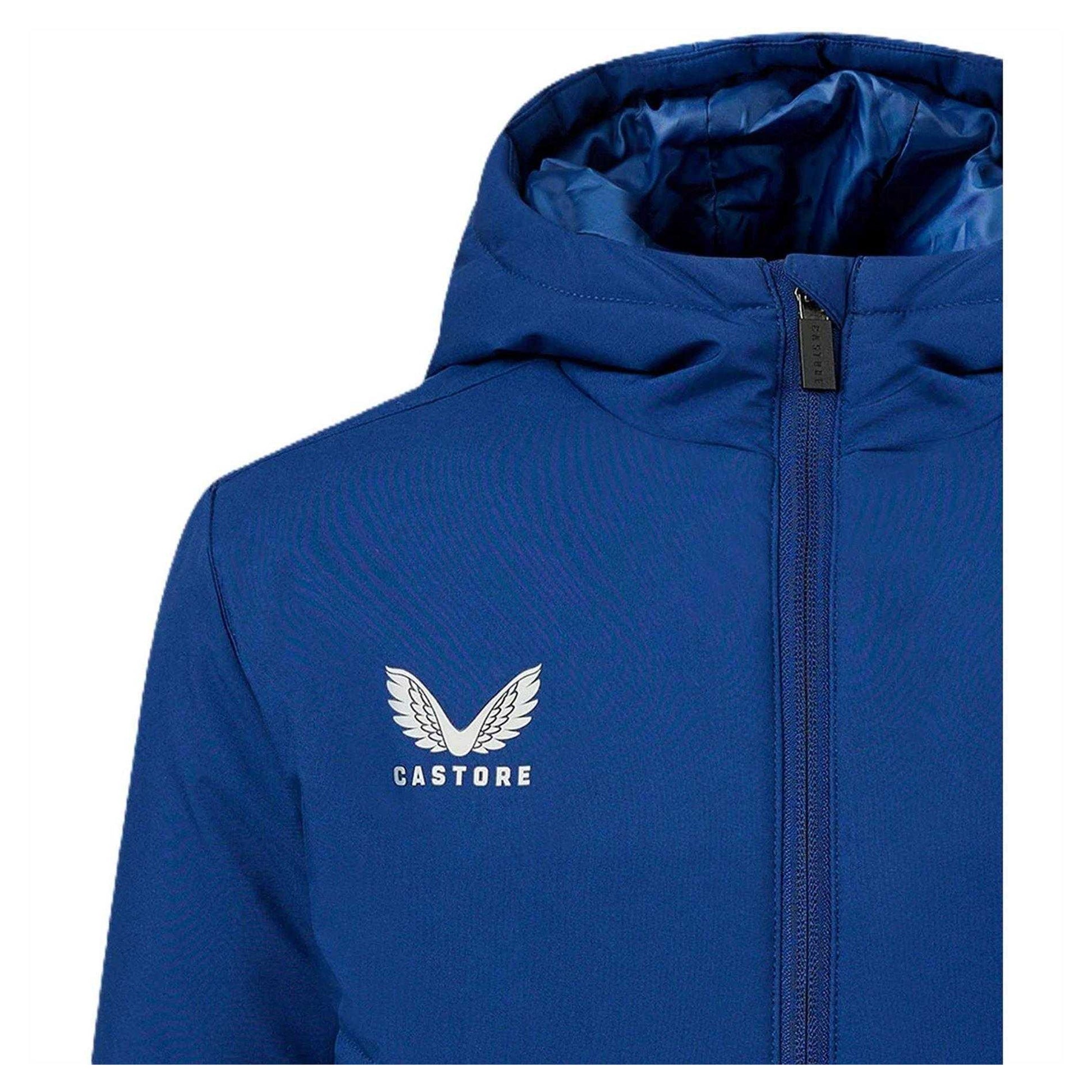 Blue-Grey - Side - Castore Womens-Ladies Rangers FC Anorak