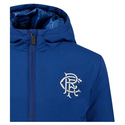 Blue-Grey - Lifestyle - Castore Womens-Ladies Rangers FC Anorak