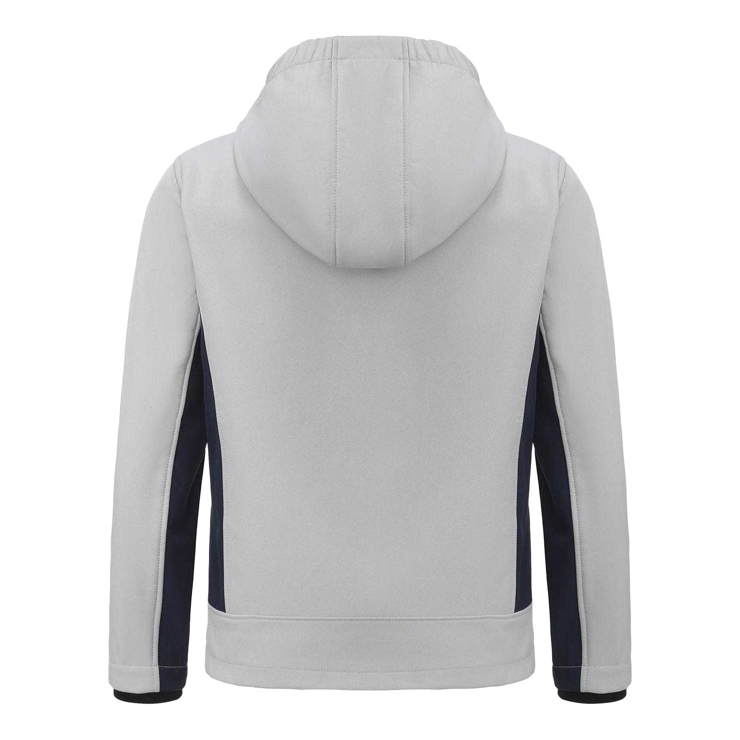 Ice Grey - Back - Karrimor Childrens-Kids Logo Soft Shell Jacket