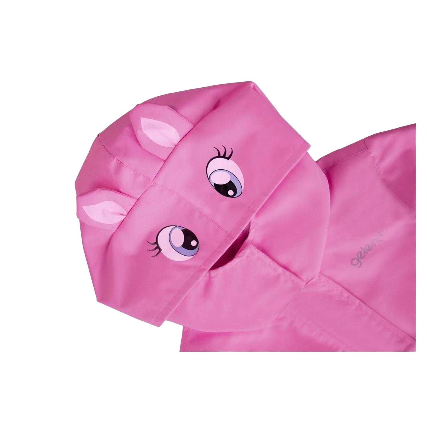 Pink - Side - Gelert Girls Unicorn Waterproof Jacket